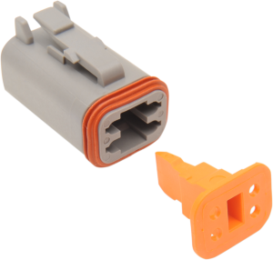 Deutsch Dt Sealed Connector Component Gray, 2, nordicamoto.ro