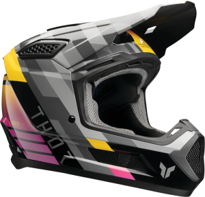 Casca Thor Fleet Camber Negru/Roz/Galben