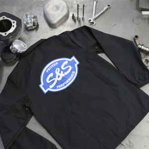 S&s® Button Down Windbreaker Jacket Black