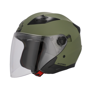 Casca Jet Acerbis Firstway 2.0 22-06 Verde Militar