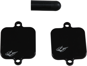 Engine Block Off Plates Black