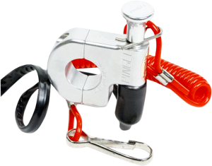 Tether Kill Switch Black, Orange, Silver, 2, nordicamoto.ro