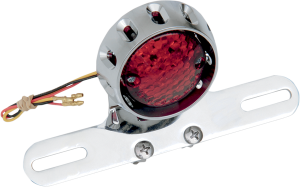 Custom Bobber Led Taillight And License Plate Mount Chrome, 1, nordicamoto.ro