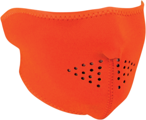 Half Face Mask High-visibility Orange One Size