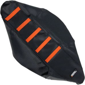MOOSE RACING Seat Cover Ribbed Ktm Or Black 