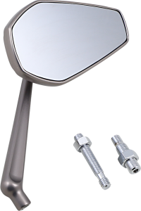 Mini Stocker Mirror Silver, Titanium, Anodized, 1, nordicamoto.ro