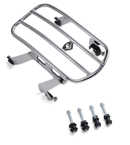 Detachable Solo Luggage Rack Silver