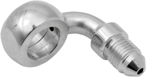 Chrome Steel Banjo Fitting Chrome, 1, nordicamoto.ro
