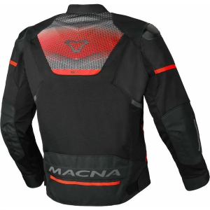 Geaca textil de vara MACNA ORCANO 2.0 S Negru/Rosu, 4, nordicamoto.ro