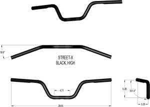 Street-x Handlebars Black