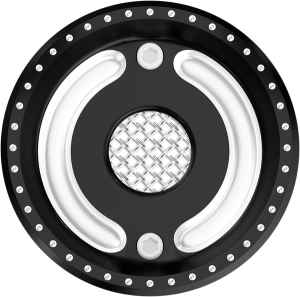 Pulley Cover Black, Machined, Contrast Cut, 1, nordicamoto.ro