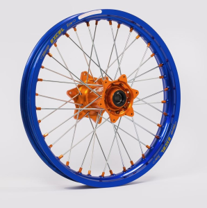 Wheel Assembly Elite Mx-en Rear 2.15(r)x19(r) Aluminium Orange | Blue