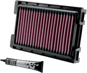 High-flow Air Filter Black, Red