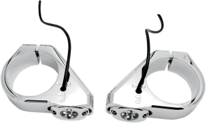 Led Fork-mount Marker Lights Chrome