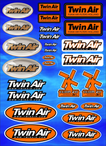 Twin Air Decal Multi
