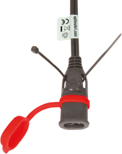 1/4(r) Eyelet Battery Connection Lead Black, 3, nordicamoto.ro