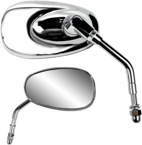 Billet Chrome Mirror Chrome, 1, nordicamoto.ro