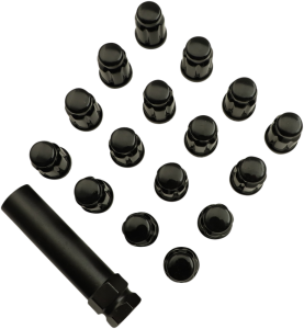 Splined Lug Nut Black