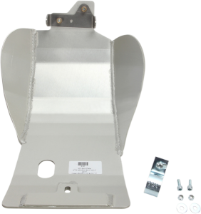 MOOSE RACING Placă de protecție din aluminiu, argintie 