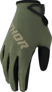 Youth Ridemode Static Gloves Green 
