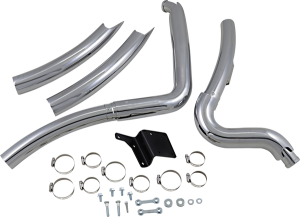 Big Radius 2:2 Exhaust System Chrome, 2, nordicamoto.ro