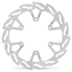 Flame Disc Silver, Stainless Steel