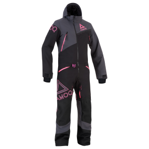 AMOQ Eclipse V2 W's Monosuit 20K Black/Dk Grey/Pink XS