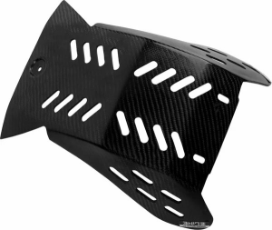 MOOSE RACING Carbon Fiber Skid Plate Black 
