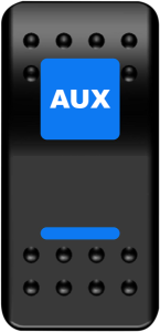 Rocker Switch Black 