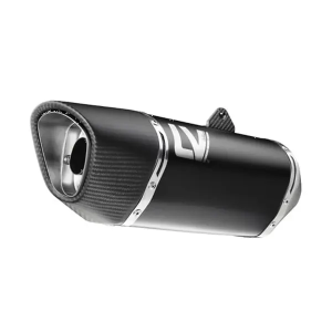 Tobă de eșapament LeoVince LV-14R Black Edition Slip-On pentru Yamaha MT-07 Tracer 7 Tracer 7 GT 2025-2026, nordicamoto.ro