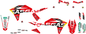 Trophy Graphic Kit Black, Red, White, 2, nordicamoto.ro
