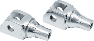 Tapered Footpeg Adapter Black