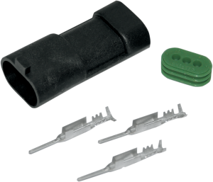 Delphi/amp Connector Kit And Refills Black, 2, nordicamoto.ro