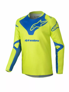 Tricou Copii Alpinestars Racer Veil Blue/Yellow