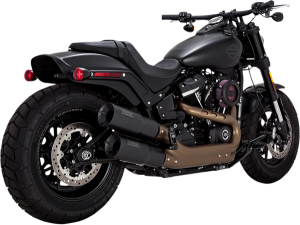 Hi-output Slip-on Mufflers Black, 1, nordicamoto.ro