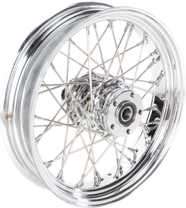 Rear Wheel - 40 Spoke - Single Disc/no Abs - Chrome - 16(r)x3.50(r) - '86-'99 Flt Chrome, 1, nordicamoto.ro