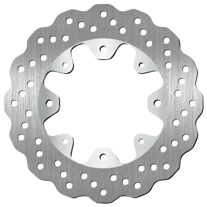 Brake Rotor Round Silver