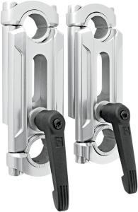 Elite Height-adjustable Snowmobile Handlebar Riser Clear, 1, nordicamoto.ro