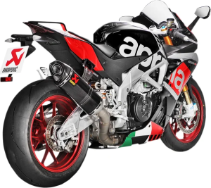 Sistem complet de evacuare Akrapovic Evolution Aprilia RSV4 din carbon/titan - S-A10E8-RC