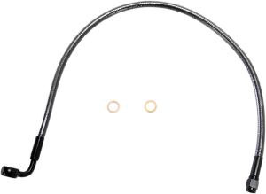 Alternate Length Designer Series Abs-specific Front Brake Line Kit Black, Black Pearl, 1, nordicamoto.ro