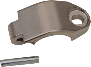 Lower Hinge Clamp W/ Pin Silver, 1, nordicamoto.ro
