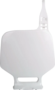 Placa numar concurs Yamaha YZ 80 93-14 Polisport alb