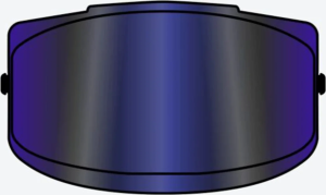 SPARK 2 VISOR BLUE MIRRORED OS