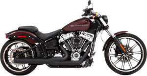 Exhaust System 2 Into 1 Softail 18+ Black, 1, nordicamoto.ro