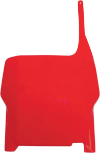 Replacement Front Number Plate Red