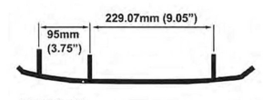 Sno-X Ripper cu patru lame de 4" din metal dur, 1, nordicamoto.ro