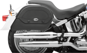 Custom Fit Cruis'n Slant Saddlebags Black L +, 1, nordicamoto.ro
