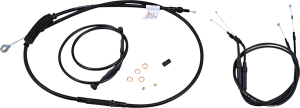 Jail Bar Cable Kit Black, 1, nordicamoto.ro