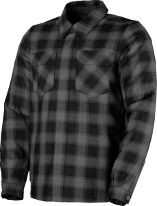 Fallblock Flannel Jacket Black, Gray , nordicamoto.ro