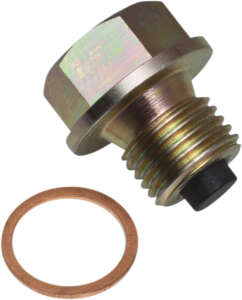 Magnetic Drain Plug Yellow, 2, nordicamoto.ro